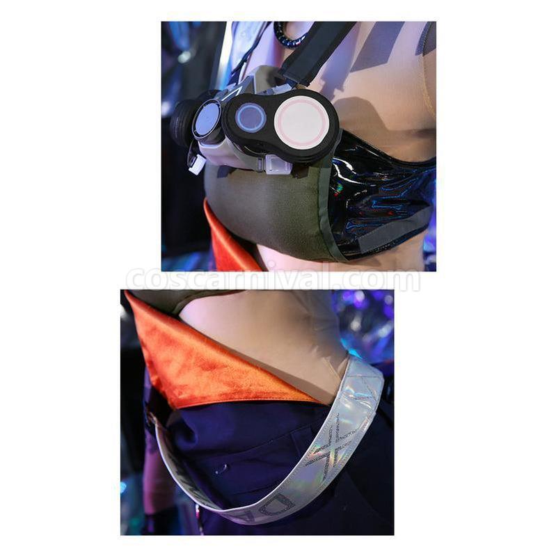 LOL True Damage Akali Full Sets Cosplay Costumes coscarnival011119090