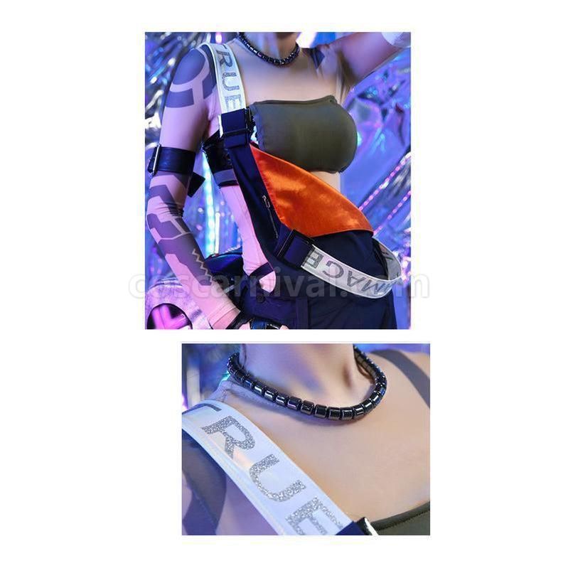 LOL True Damage Akali Full Sets Cosplay Costumes coscarnival011119100