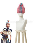 Blue cosplay wig from Pokémon, front view