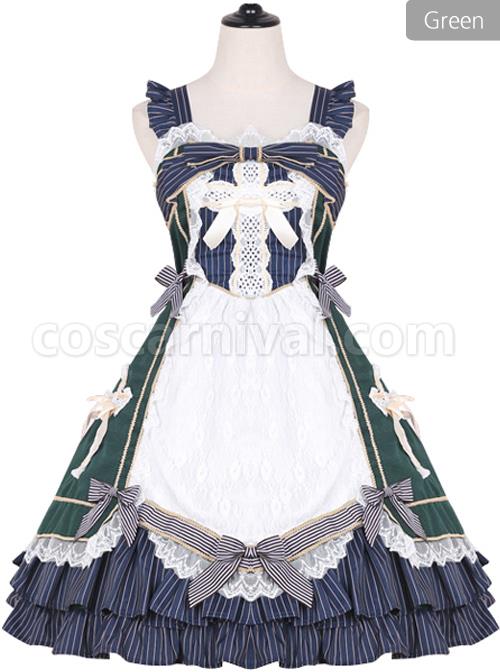 Lace-Bowknot-Ruffles-Sling-Dress-Classic-Lolita-JSK-coscarnival-4205