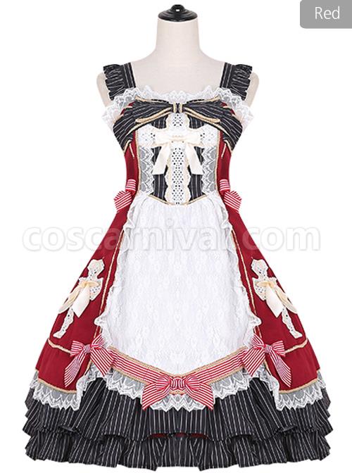 Lace-Bowknot-Ruffles-Sling-Dress-Classic-Lolita-JSK-coscarnival-4212
