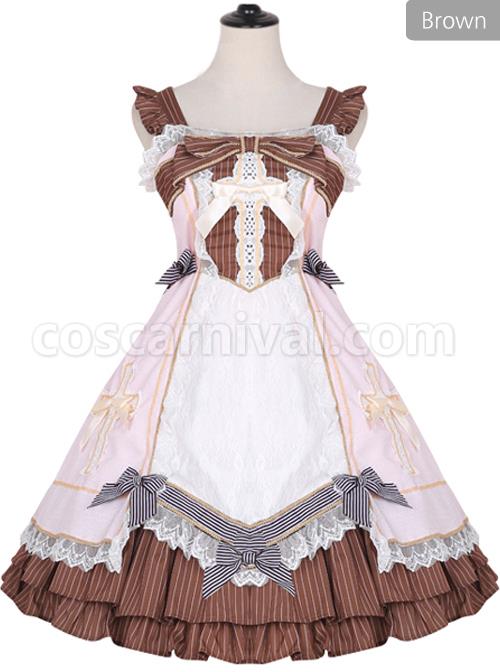 Lace-Bowknot-Ruffles-Sling-Dress-Classic-Lolita-JSK-coscarnival-4214