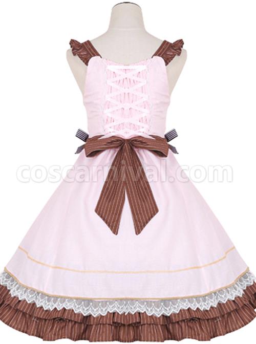 Lace-Bowknot-Ruffles-Sling-Dress-Classic-Lolita-JSK-coscarnival-4236
