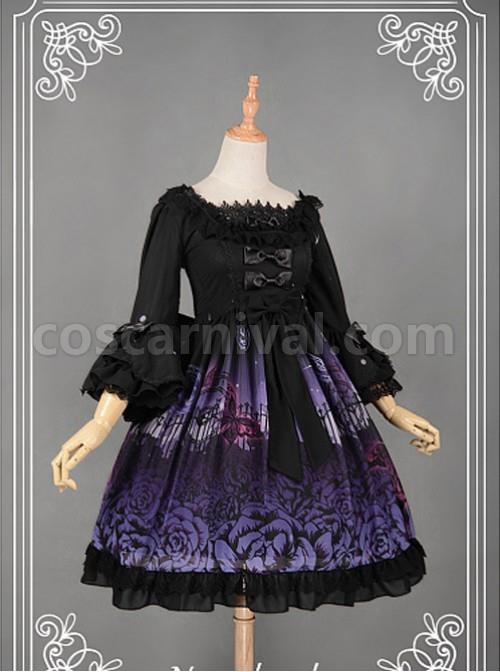Lace Decorated Square Collar Flouncey  Lolita  Available - Butterfly Cemetery by Souffle Song coscarnival