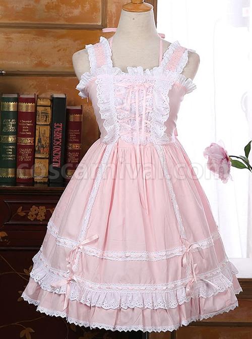 Lace-Lace-up-Bowknot-Sweet-Lolita-Sling-Dress-coscarnival-1407.jpg