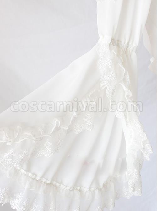 Lace Ruffle Pendant Classic Lolita Chiffon Shirt coscarnival