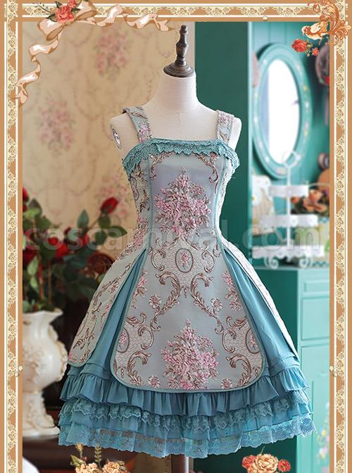 Light-Purple-Chiffon-Tridimensional-Embroidery-Cake-Skirt-coscarnival-3941