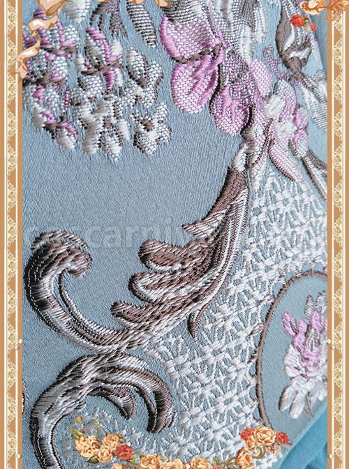 Light-Purple-Chiffon-Tridimensional-Embroidery-Cake-Skirt-coscarnival-3958