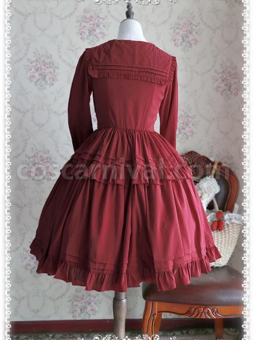Lily-Series-Chiffon-Long-Sleeves-Concise-Classic-Lolita-Dress-coscarnival-419