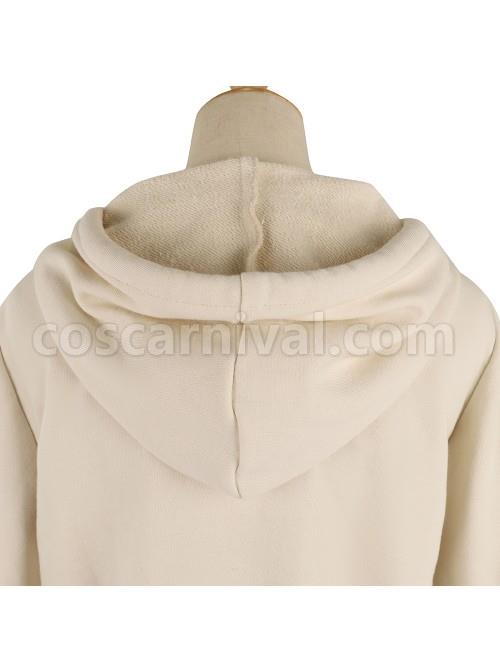 Little Raccoon Series Red Little Mushroom Printing Sweet Lolita Apricot Hoodies coscarnival