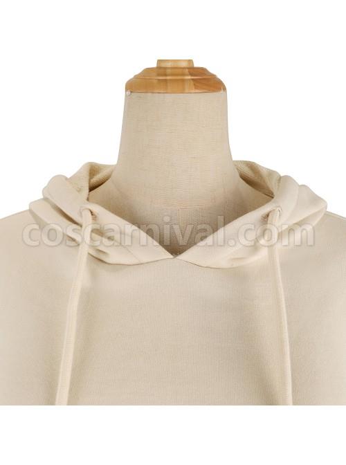 Little Raccoon Series Red Little Mushroom Printing Sweet Lolita Apricot Hoodies coscarnival