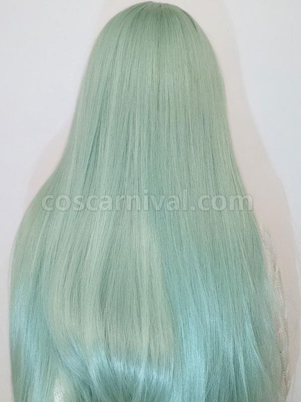 甘いロリータ ウィッグ ロング耐熱ファイバー ミント グリーン ロリータ ヘア ウィッグ cocarnival