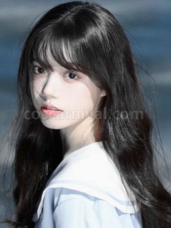 甘いロリータ ウィッグ ロング耐熱繊維黒ロリータ アクセサリー coscarnival