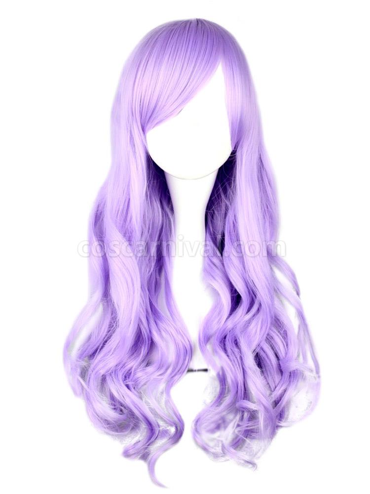 Dandy Lilac Long Curly Rayon Beautiful Lolita Wig  