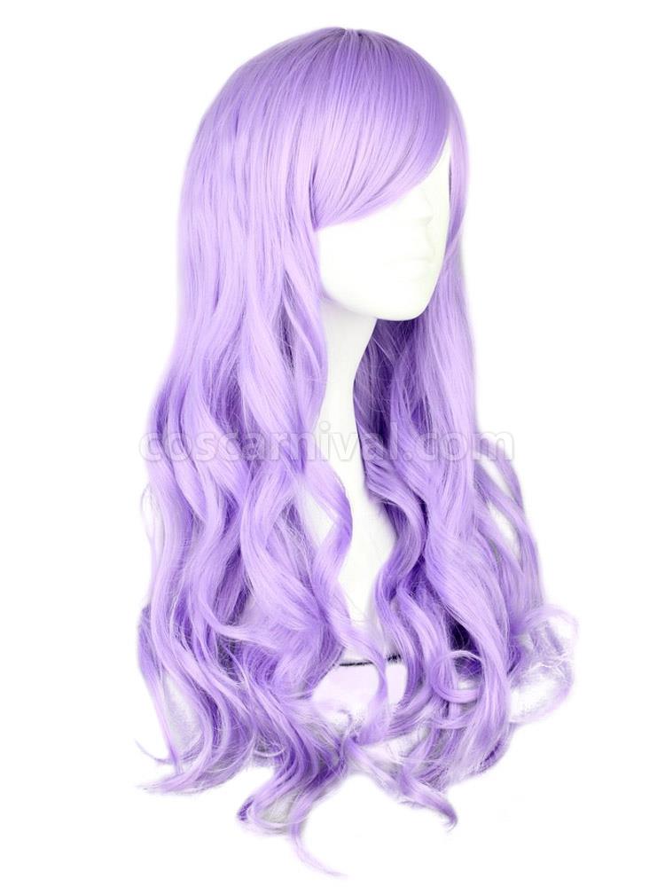 ダンディ ライラック ロング カール レーヨン ロリィタ ウィッグ cocarnival