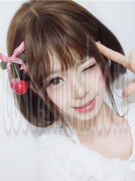 Bobs Lolita Wigs Harajuku Chocolate Short Straight Blunt Bangs Synthetic Hair Wigs 