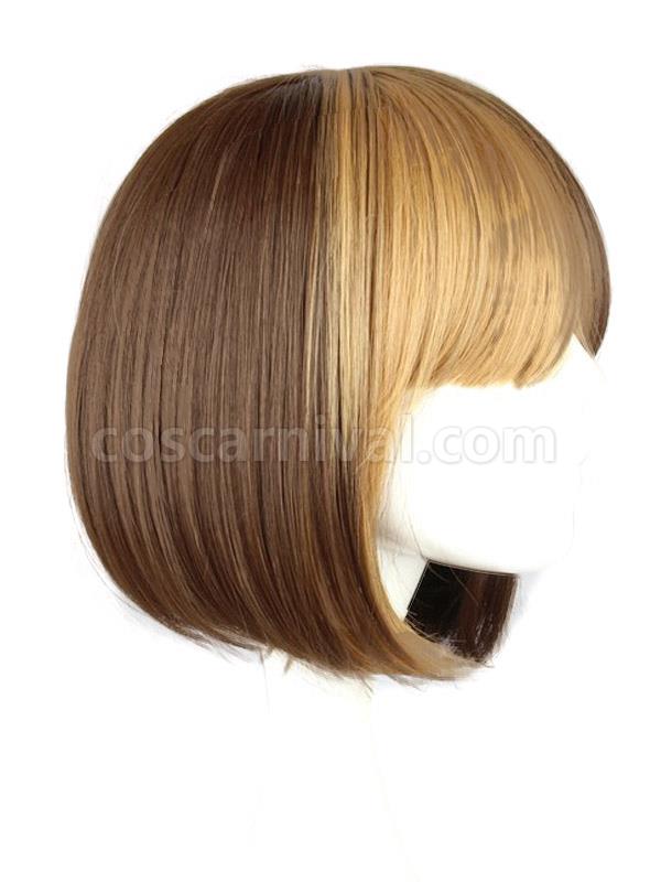 ファッション ショート ツートン レーヨン ロリータ ウィッグ coscarnival