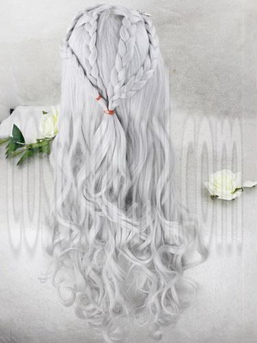 クラシック ロリータ ウィッグ ゴールド ロング カーリー スパイラル カール 人工毛ウィッグ cocarnival