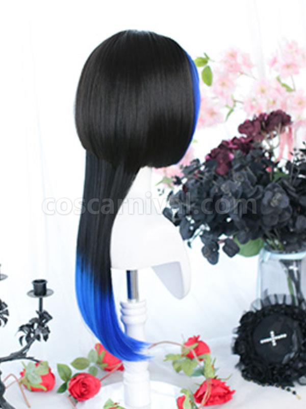 黒ロリータ ウィッグ ロング耐熱ファイバー ロリータ アクセサリー coscarnival