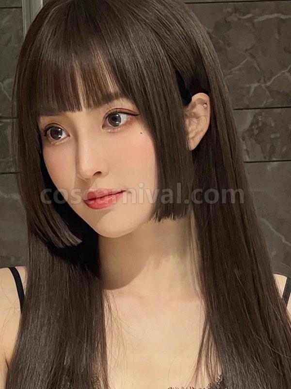 Sweet Lolita Wigs Long Heat-resistant Fiber Black Lolita Accessories 