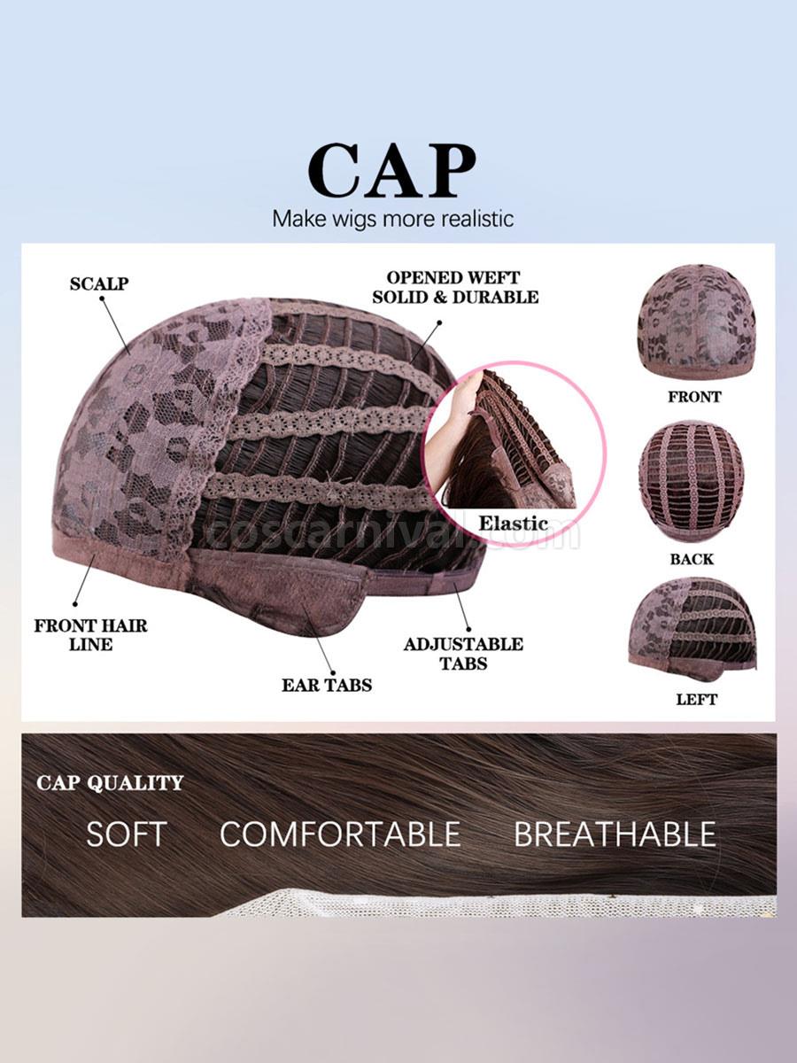 女性のためのロングウィッグパステルブルーカーリーレーヨンカジュアル乱れたロング合成かつら cocarnival