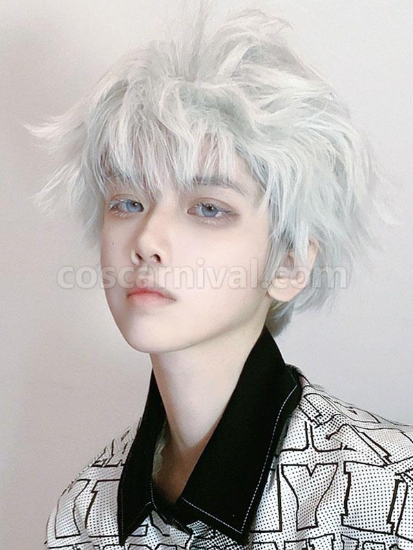 ROCOCO スタイル ロリータ ウィッグ シルバー ショート 耐熱ファイバー ロリータ アクセサリー cocarnival