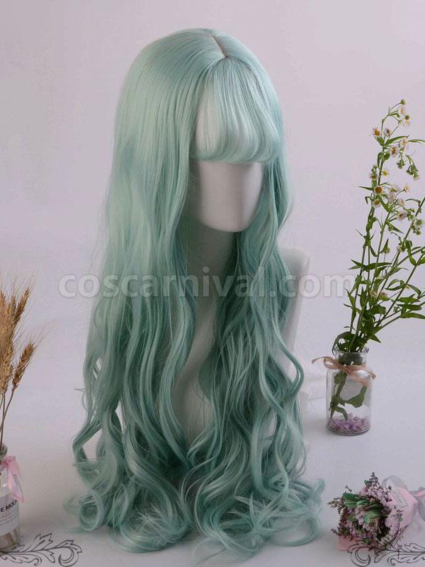 ロング ロリータ ウィッグ 耐熱繊維 巻き毛 ロリータ ウィッグ coscarnival