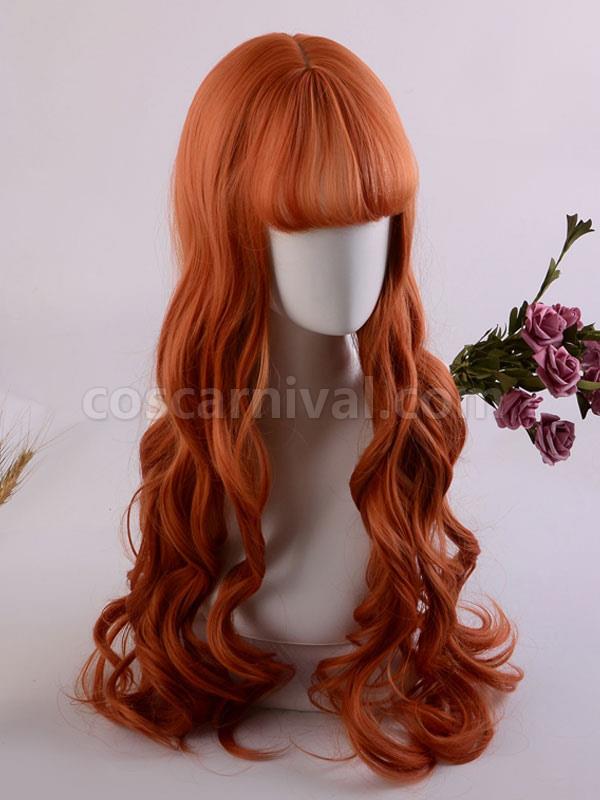 ロング ロリータ ウィッグ 耐熱繊維 巻き毛 ロリータ ウィッグ coscarnival