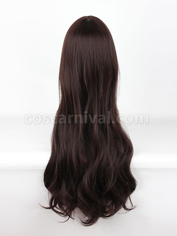 スウィートロリータ ウィッグ ロング カーリー グレー 合成ロリータ ウィッグ バング cocarnival