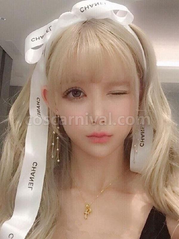 Sweet Lolita Wig Long Heat Resistant Fiber Blonde Lolita Hair Wigs 