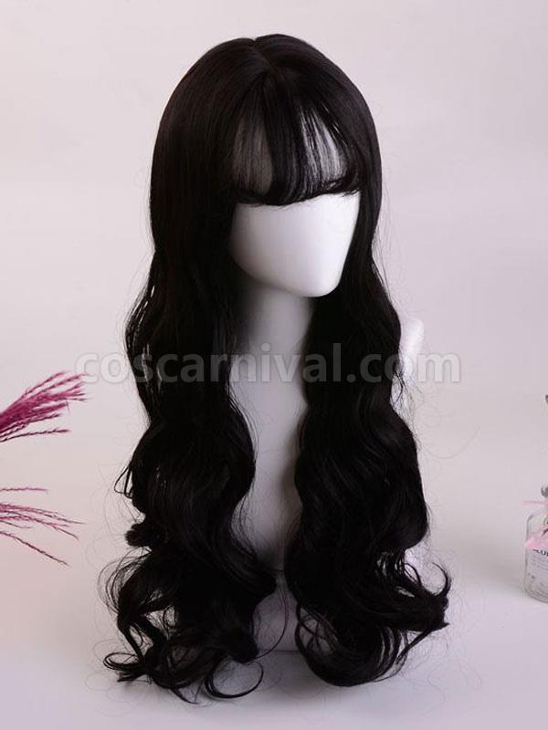 ロング ロリータ ウィッグ 耐熱繊維 巻き毛 ロリータ ウィッグ coscarnival
