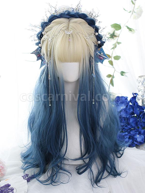 Long Lolita Wigs Heat-resistant Fiber Ombre Lolita Accessories 