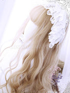 Long Lolita Wig Heat-resistant Fiber Light Brown Lolita Accessories 