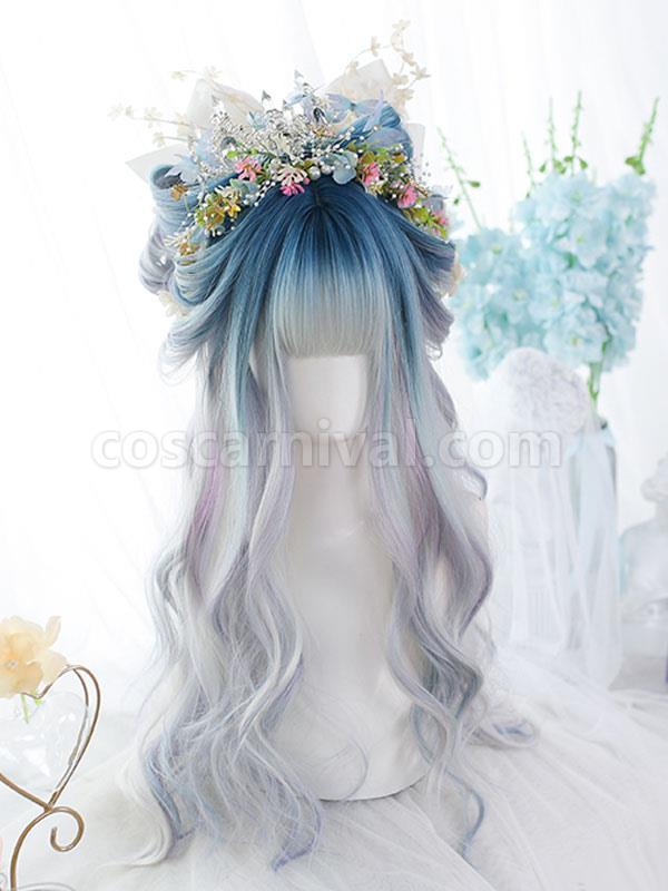 Long Lolita Wigs Heat-resistant Fiber Ombre Lolita Accessories 