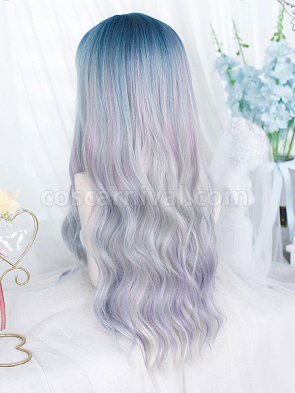 ロング ロリータ ウィッグ 耐熱ファイバー オンブル ロリータ アクセサリー coscarnival