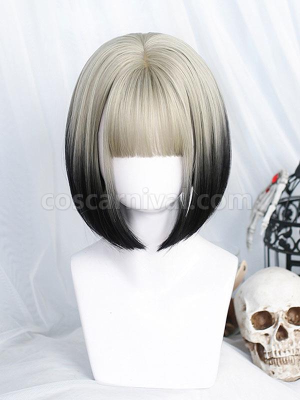 Ombre Lolita Wig Short Heat-resistant Fiber Lolita Accessories 
