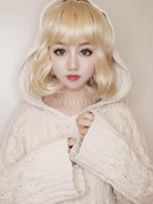 Sweet Lolita Wig Short Heat-resistant Fiber Light Gold Lolita Accessories 