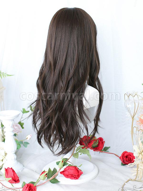 タン ロリータ ウィッグ ロング 耐熱ファイバー ロリータ アクセサリー coscarnival