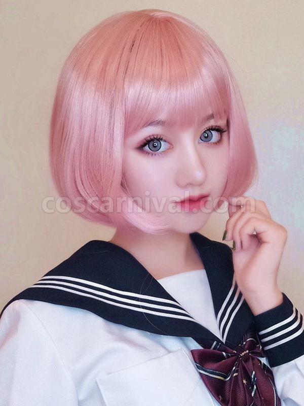 甘いロリータ ウィッグ ショート ボブ ライトグレー ロリータ ヘア ウィッグ cocarnival