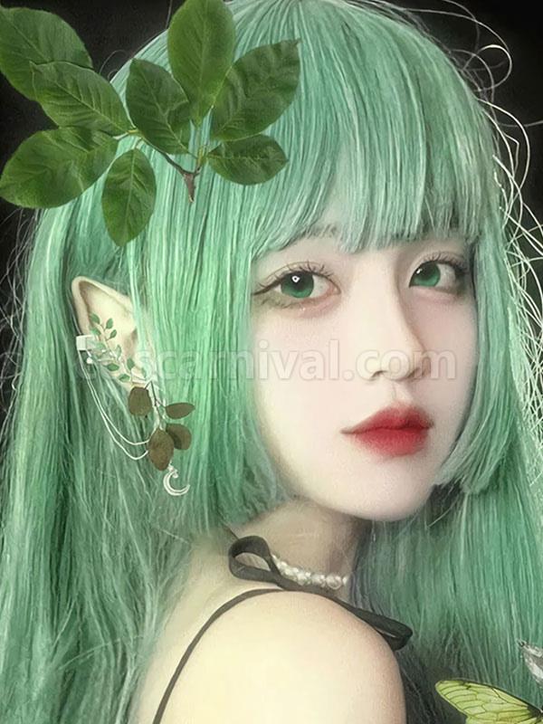 Harajuku Fashion Lolita Wig Yellow Long Heat-resistant Fiber Lolita Accessories 