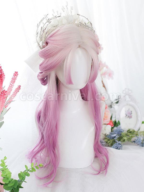 オンブレ ロリータ ウィッグ ロング 耐熱ファイバー ロリータ アクセサリー coscarnival