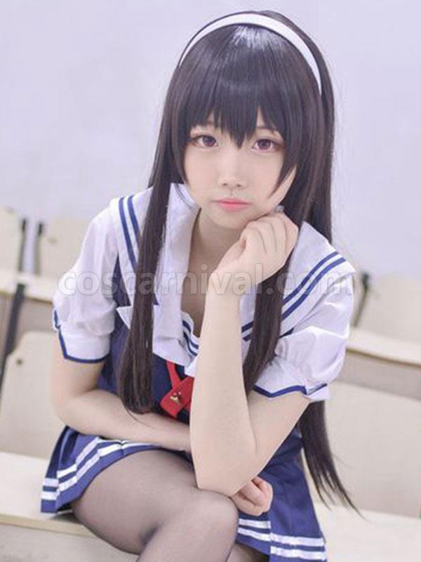 Long Lolita Wigs Black Heat Resistant Fiber Lolita Hair Wig 