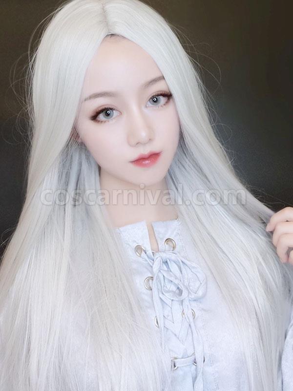 ロング ロリータ ウィッグ セントラル パーティング ロリータ ヘア ウィッグ cocarnival