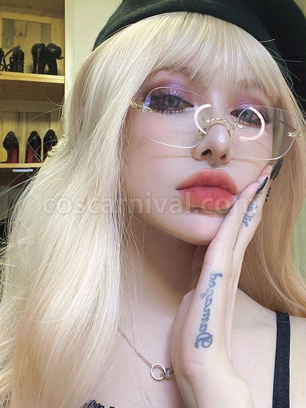 甘ロリータ ウィッグ 紫 ロング 耐熱ファイバー ロリータ アクセサリー coscarnival