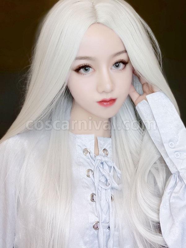 ロング ロリータ ウィッグ セントラル パーティング ロリータ ヘア ウィッグ cocarnival