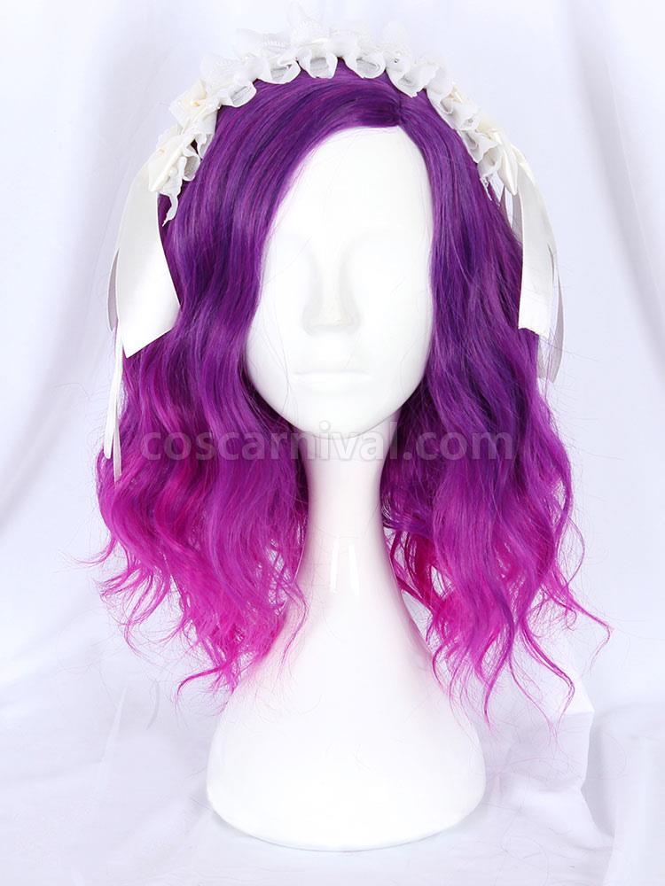 Sweet Lolita Wigs Piping Ombre Fiber Fuchsia Lolita Accessories 