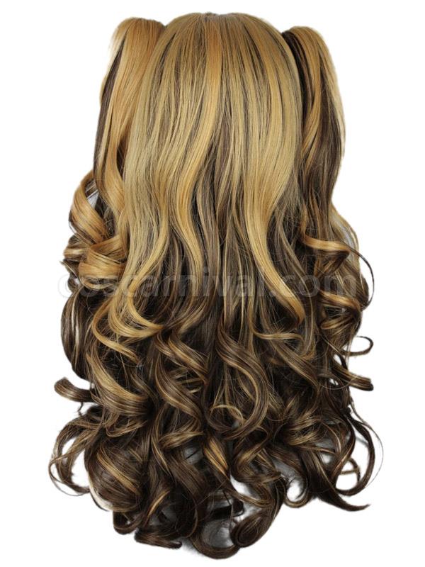 ロングカーリーレーヨンファッションロリータウィッグ cocarnival