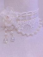 Sweet Lolita Accessories White Lace?Chains Choker Polyester Fiber Miscellaneous coscarnival