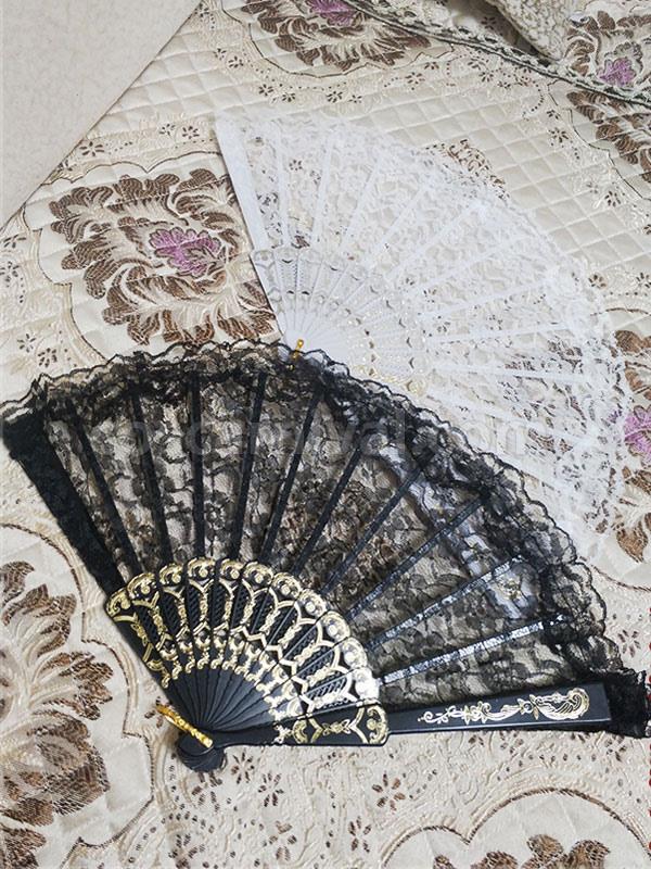 Black Lolita Accessories Lace Poly Cotton Blend Accessory Miscellaneous coscarnival