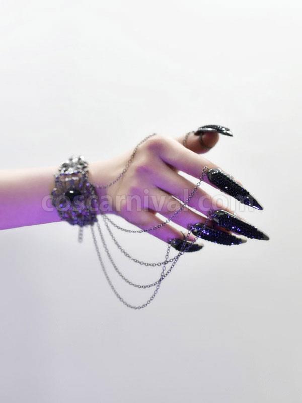 Gothic Lolita Accessories Black Chains Polyester Accessory Miscellaneous coscarnival